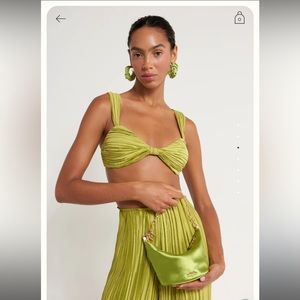 Cult Gaia Set: Ulla Top + Enya Pant + Sanura Hoop